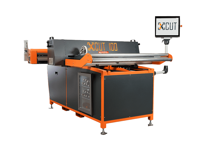 X-Cut, Compacte slitter voor schuin, lengte- en dwarsnijden in één machine
