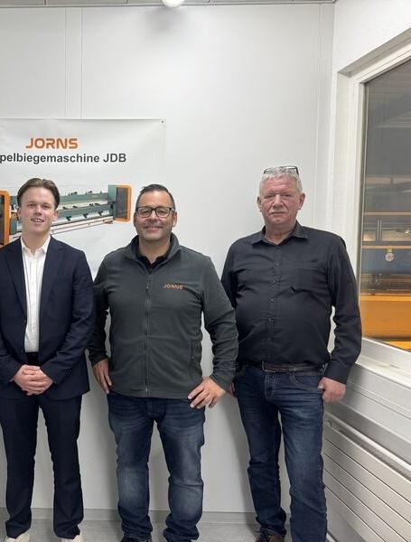 The Triple AAA Machines team visiting Jorns in Switzerland